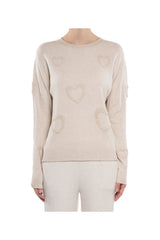 Eternelle Heart Sweater / Sand