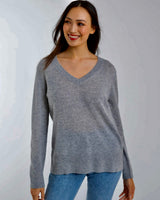 Alashan Cashmere Santa Monica Pullover / Charcoal
