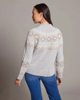 Alashan Merino Wool Fair Isle Sweater / Vapor