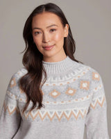 Alashan Merino Wool Fair Isle Sweater / Vapor