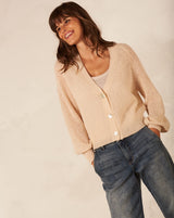 Nile Wispy Knit Cardi / Sand