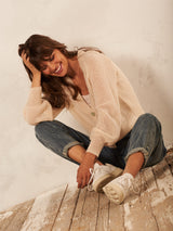 Nile Wispy Knit Cardi / Sand