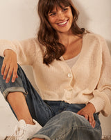 Nile Wispy Knit Cardi / Sand