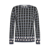 Mansted Oda Sweater / Geo Cold Gray