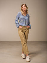 Nile Crop Flare Pant / Salbei