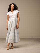 Nile Emroidered Dress / Rooibos