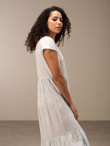 Nile Emroidered Dress / Rooibos