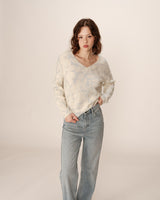 Grace & Mila Paloma Sweater / Sky Floral