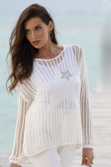 Frank Lyman Star Sweater