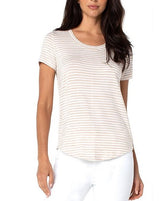 Liverpool Stripe Tee / Khaki