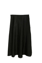 Satin A-line Skirt / 3 Colours