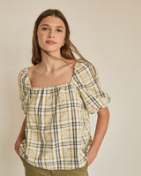 Yerse Plaid Blouse