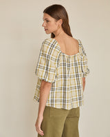 Yerse Plaid Blouse