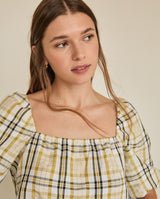 Yerse Plaid Blouse
