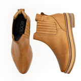 Handmade Leather Boots / Goldenrod