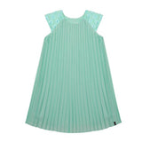 Pleated Chiffon Dress
