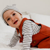 Stripe Hat & Bib Set