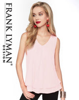 Frank Lyman Chiffon Shell Top