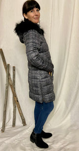 Etage Stretch Hooded Parka - Petit Check