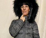 Etage Stretch Hooded Parka - Petit Check