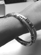 Sazzu Silver Bangles