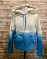 Wanakome Zenni Cropped Hoodie / Chambray