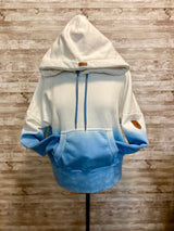 Wanakome Zenni Cropped Hoodie / Chambray