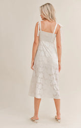 Floral Burnout Dress / Cream