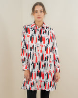 Uchuu Print Tunic Shirt