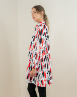 Uchuu Print Tunic Shirt