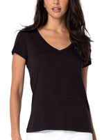 Liverpool V Neck Tee / Black