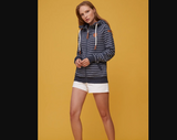 Wanakome Hera Hoodie / Navy Stripe