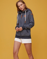 Wanakome Hera Hoodie / Navy Stripe