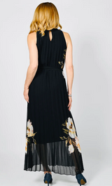 FRANK LYMAN Pleated  Floral Dress