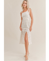 Floral Burnout Dress / Cream