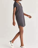 Scoop Neck Tunic Dress