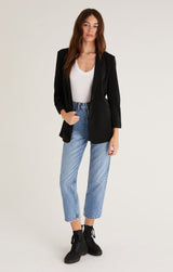 Z Supply Cinema Twill Blazer / Black