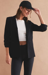 Z Supply Cinema Twill Blazer / Black