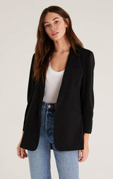 Z Supply Cinema Twill Blazer / Black