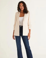Z Supply Cinema Twill Blazer / Ecru