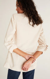 Z Supply Cinema Twill Blazer / Ecru