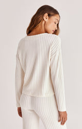 Valentina Rib Long Sleeve Top