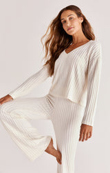 Valentina Rib Long Sleeve Top