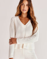 Valentina Rib Long Sleeve Top