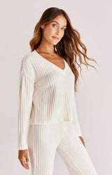 Valentina Rib Long Sleeve Top