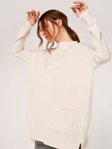 Apricot Pocket Sweater