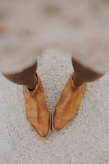 Handmade Leather Boots / Goldenrod