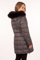 Etage Stretch Hooded Parka - Petit Check