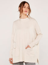 Apricot Pocket Sweater