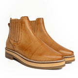 Handmade Leather Boots / Goldenrod